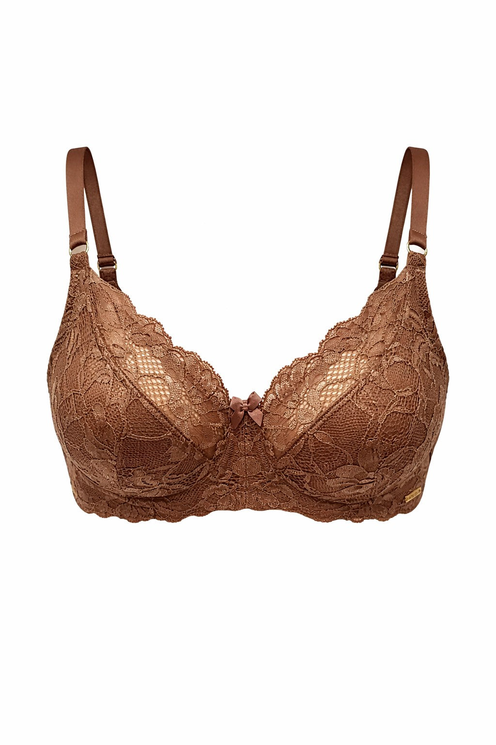 Amante Luxe Support Bra · Nutmeg — Ghost Mannequin