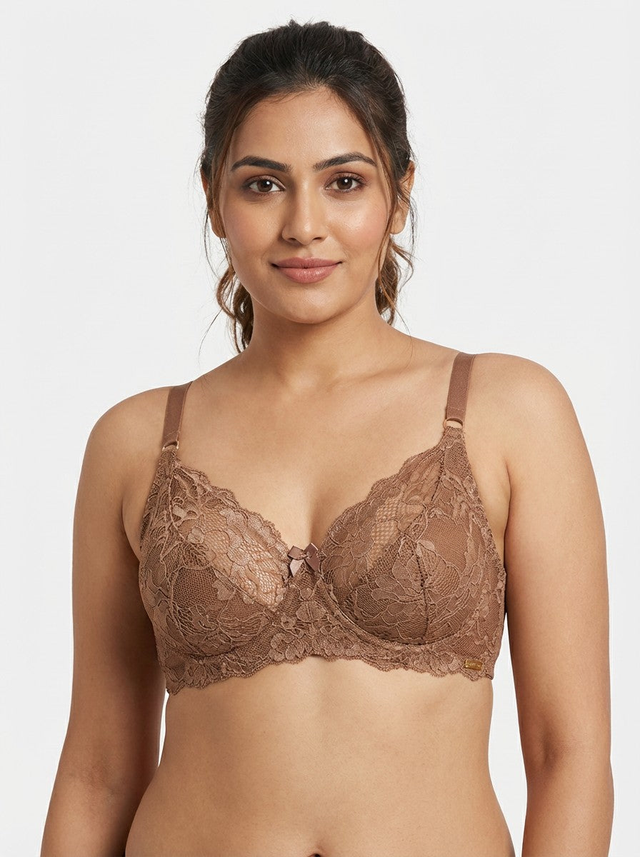 Amante Luxe Support Bra · Nutmeg thumbnail 3