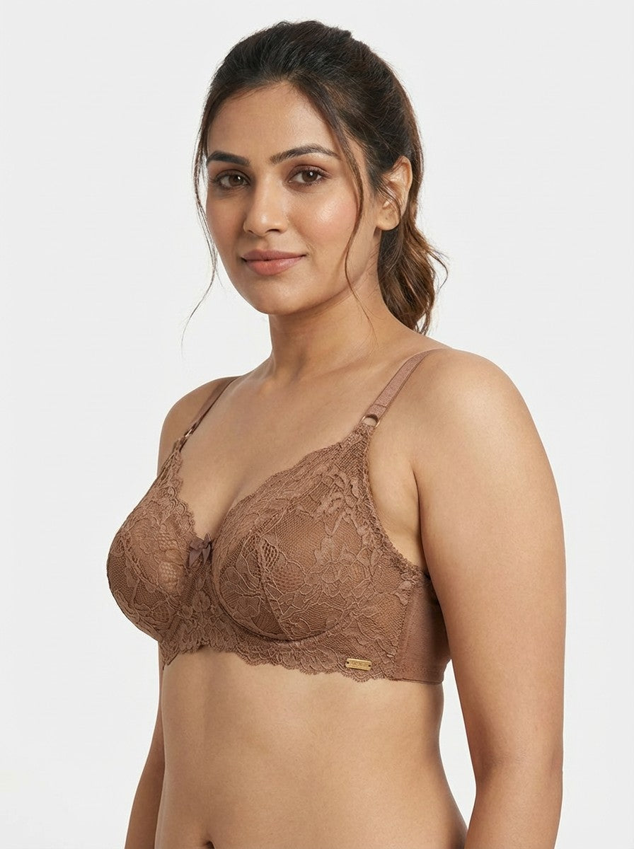 Amante Luxe Support Bra · Nutmeg thumbnail 4